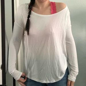 PINK VS Off The Shoulder White